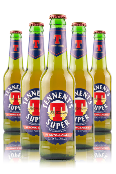 Tennent S Super Cassa Da 24 Bottiglie X 33cl Bernabei