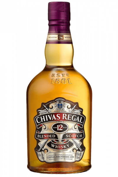 che risale una bottiglia di Chivas Regal