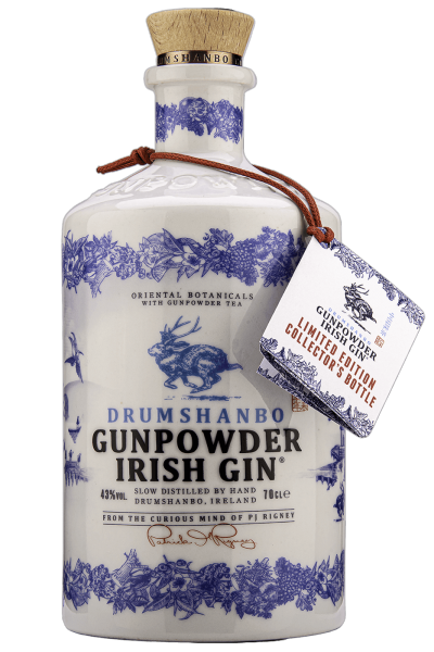 Download Gunpowder Irish Gin Ceramic Bottle 70cl | Bernabei