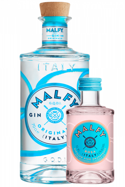 Gin Malfy Originale 70cl + OMAGGIO 1 Mignon Malfy Rosa 5cl