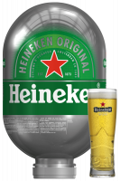 Fusto Heineken Blade 8 Litri + OMAGGIO 6 bicchieri Heineken Star 25cl